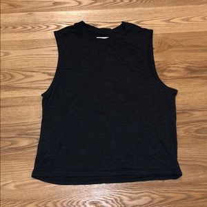 Dark Grey Outdoor Voices Muscle Workout Tank